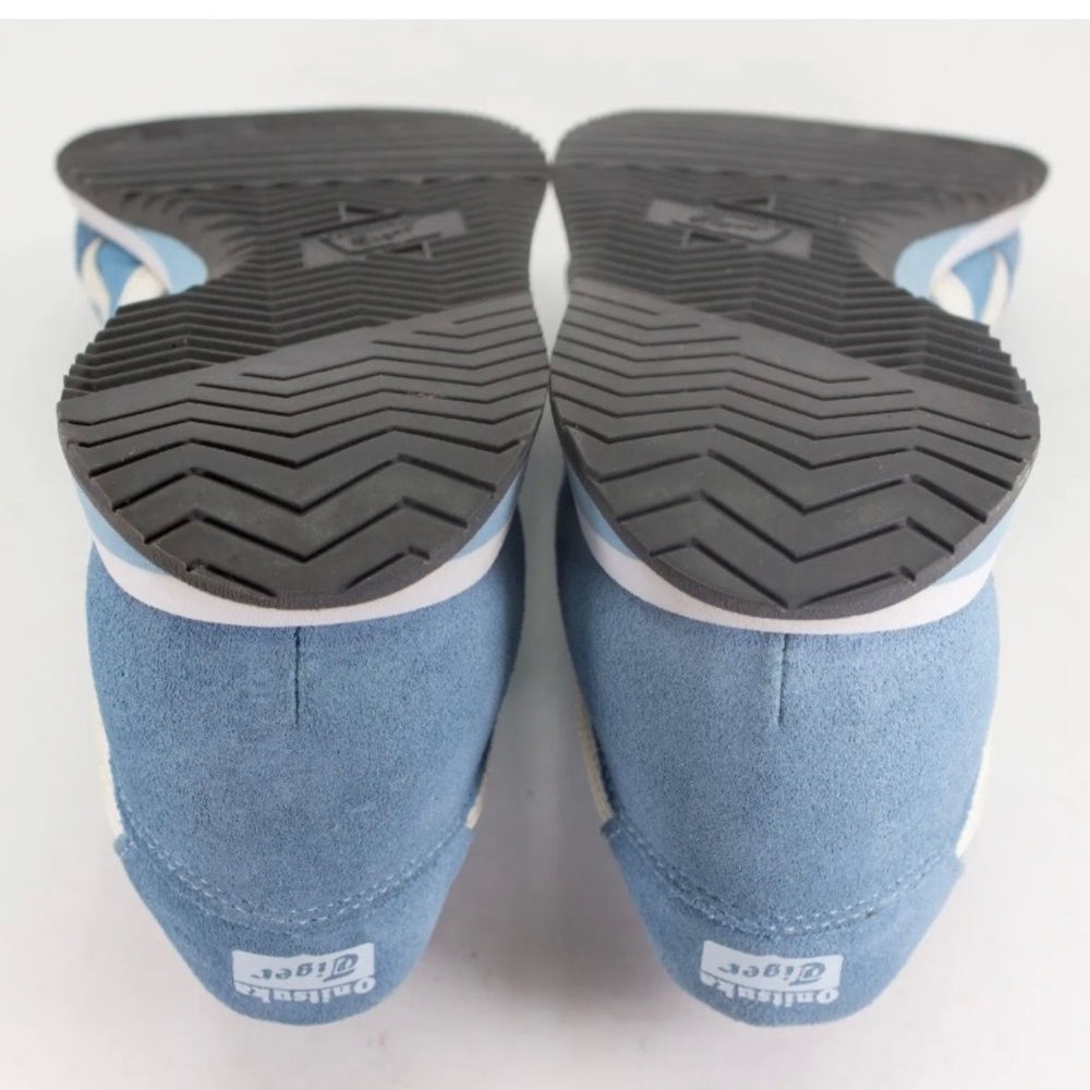 Onitsuka Tiger by Asics Light Blue and White Retro Runner Sneakers - Picture 11 of 12